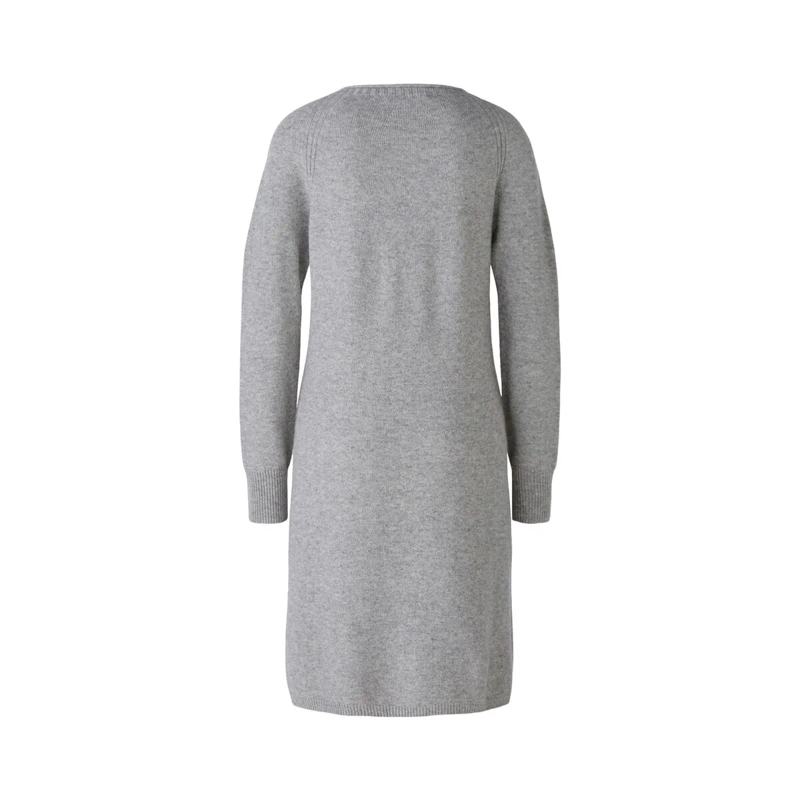 Oui Strickkleid Strickkleid hell-grau (Image 8)