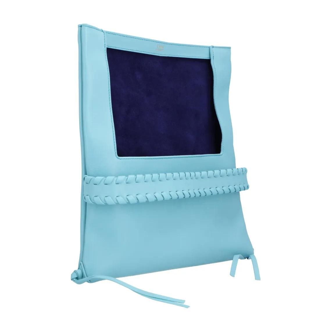 Chloé Clutches Mony Clutch Bag Blue in blauw