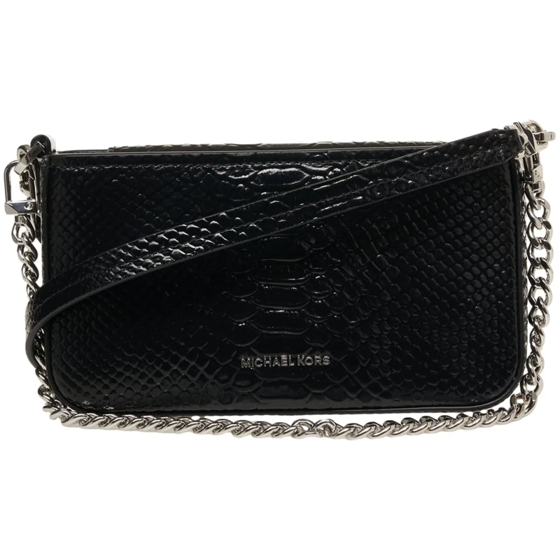 MICHAEL Michael Kors Schultertasche Croco shoulder bag schwarz