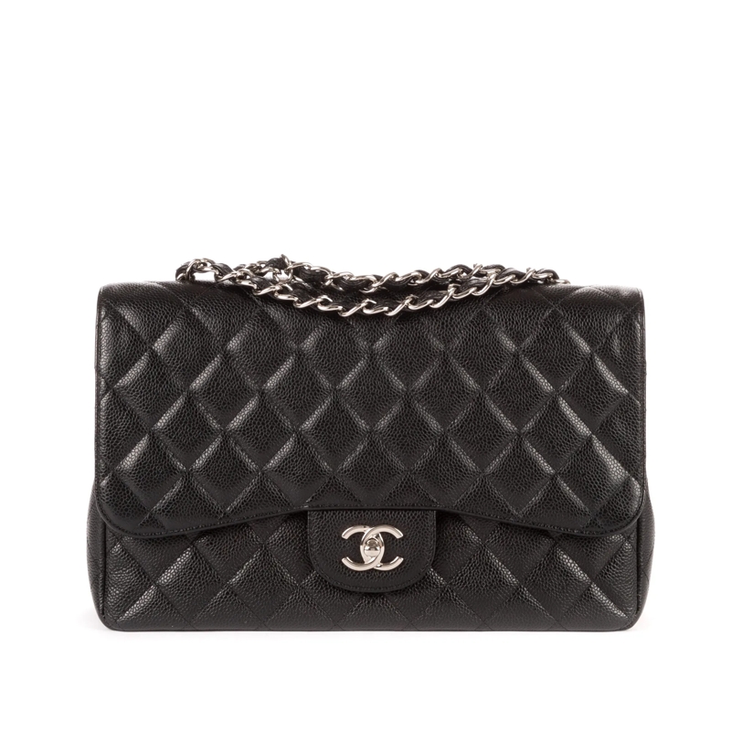 Chanel Schultertasche Classic Jumbo Double Flap 30 schwarz
