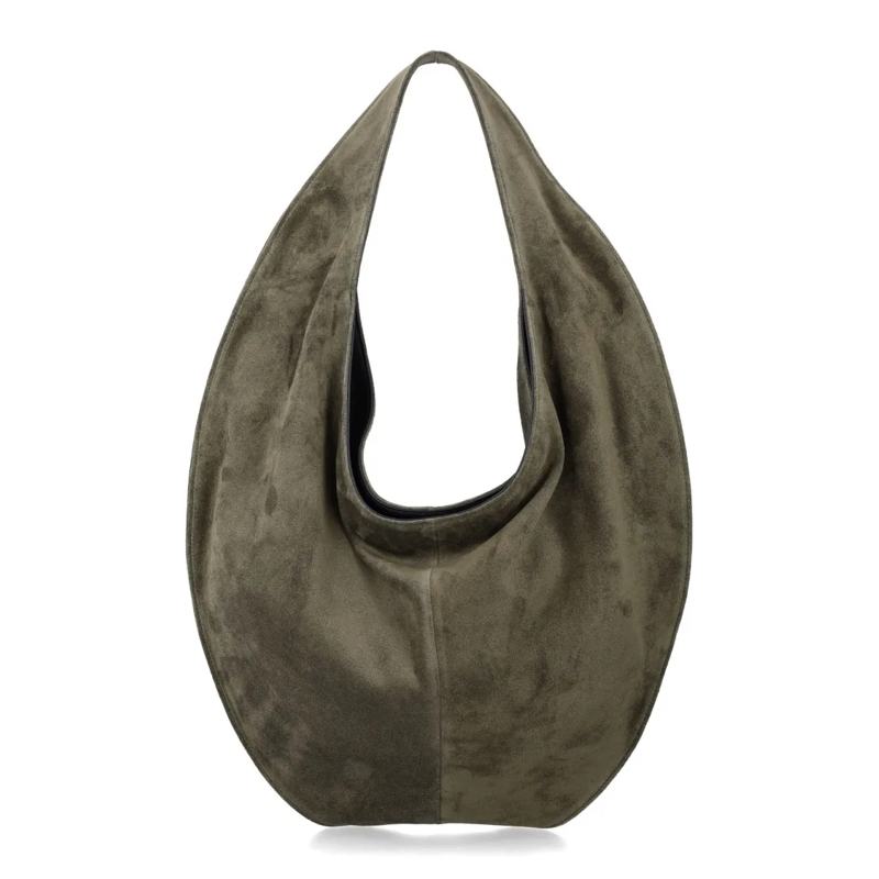 Maeden Fourre-tout Market Kelp Suede Tote Grey