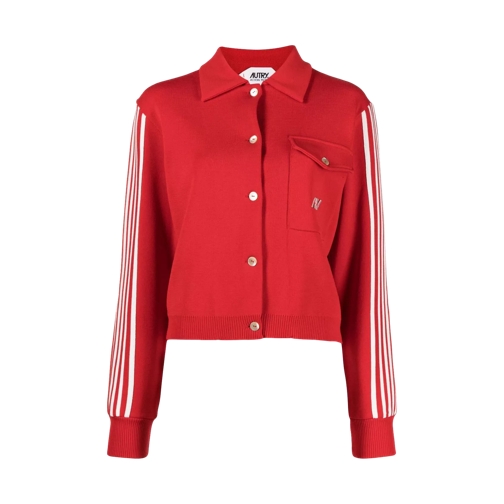 Autry International Sportliche Jacke mit Logo APPAREL RED APPAREL RED 