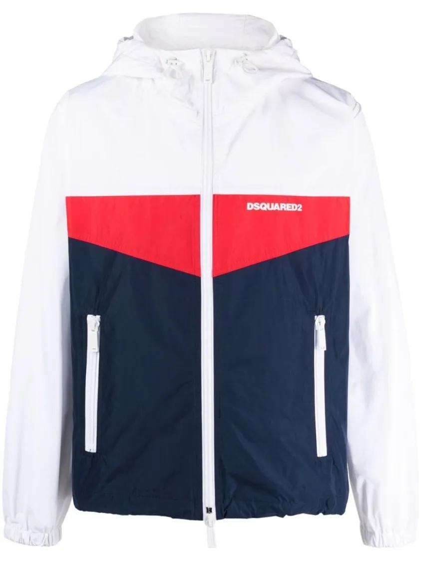 Dsquared2 - Jacket With Logo - Größe L - blau