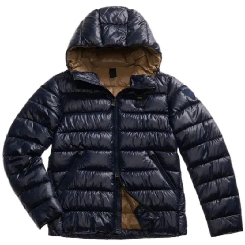 Blauer Daunenjacke Coats Blue blau