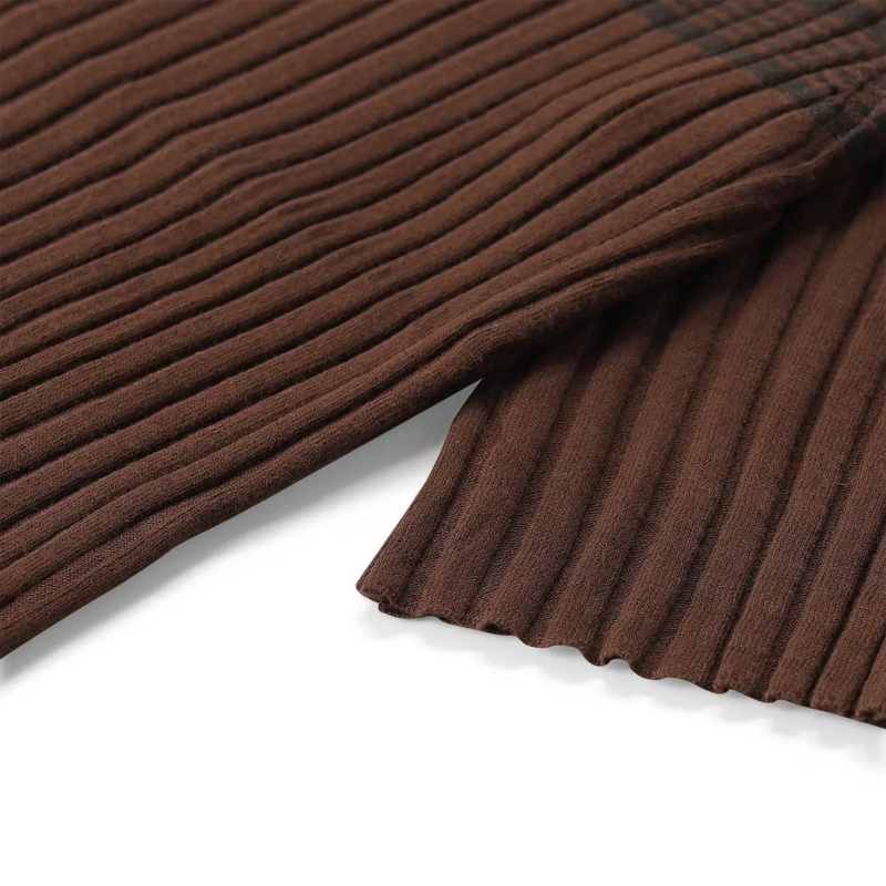 Luisa Cerano Pull Kurarmpullover aus Feinstrick braun(Image 5)