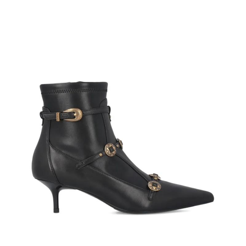 Pinko Stiefel Pointed Toe Ankle Boots Black