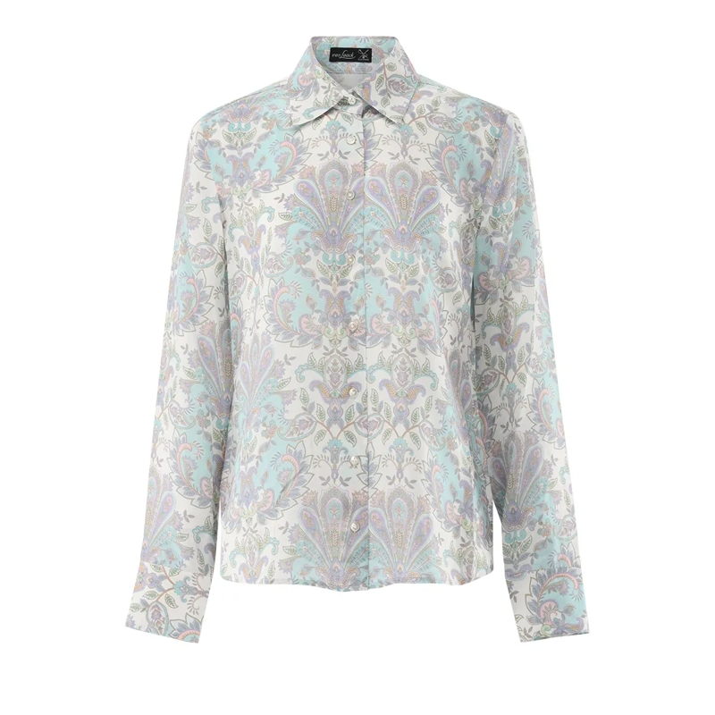 VAN LAACK Bluse Bluse Modern Fit Uni braun