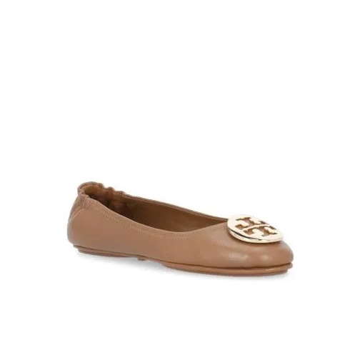 Tory Burch Minnie Ballerina Shoes Brown Ballerina