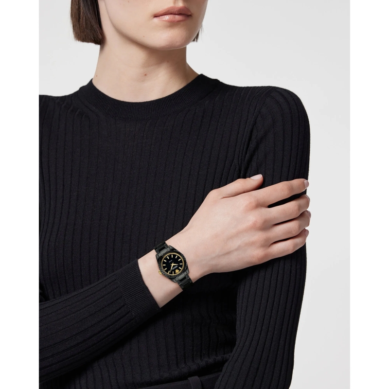 Versace Quarzuhr Quarz Analog Uhr Dv One Mini schwarz(Image 5)