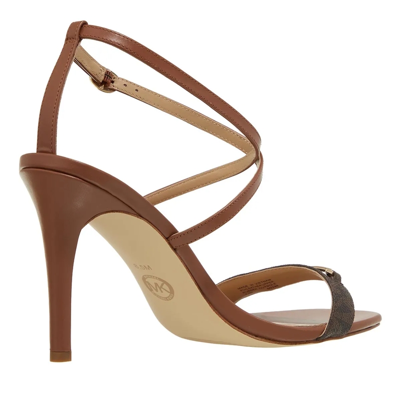 MICHAEL Michael Kors Sandaletten mit Absatz Lena Heeled Sandal Brn/Luggage(Image 3)