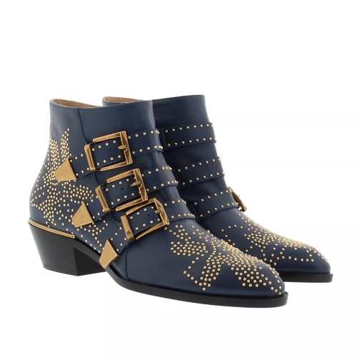 Chloé Susanna Nappa Boots Cosmic Blue Ankle Boot