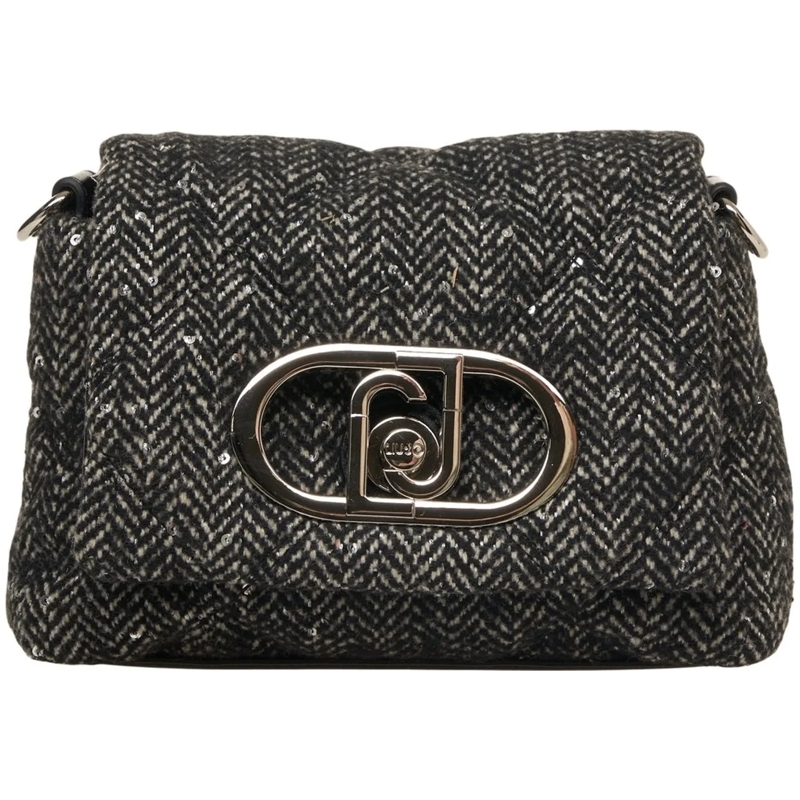 LIU JO Schultertasche Crossbody bag 'LaPuffy' schwarz