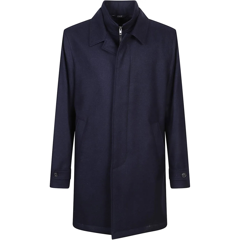 Fay Daunenjacke Easy Morning Double Front Peacoat Blue blau
