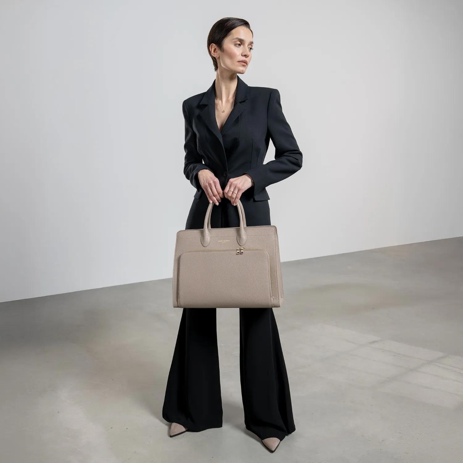 Thumbnail - Isabel Bernard Crossbody Bags - Honoré Nadine Handtasche - Gr. unisize - in Taupe - für Damen