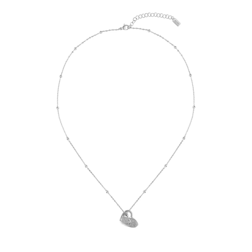 Boss Necklace Silver Mittellange Halskette