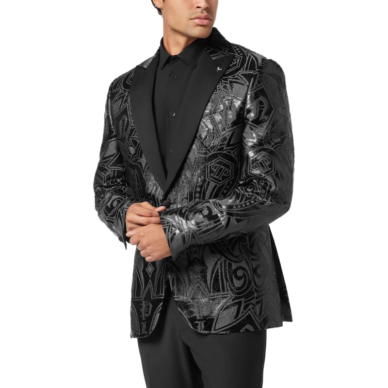 Philipp Plein Blazer Blazer Lord Fit Gothic Plein schwarz(Image 3)