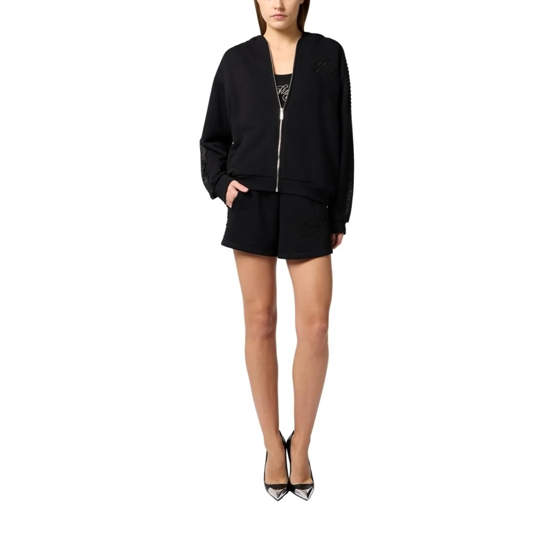 Philipp Plein Shorts Shorts Strass Band schwarz(Image 2)