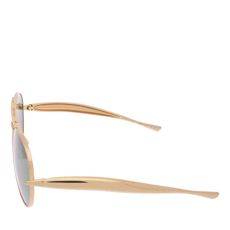 Bottega Veneta Sonnenbrille BV1305S-001 Gold-Gold-Green(Image 4)