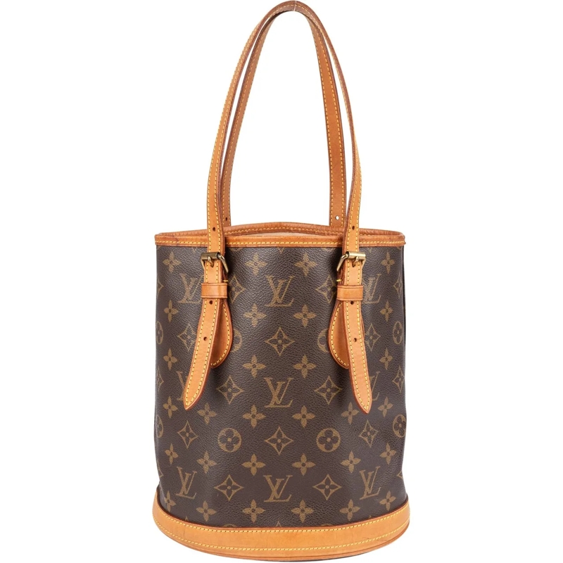 Louis Vuitton Tote Louis Vuitton Monogram Canvas Bucket PM Handbag braun