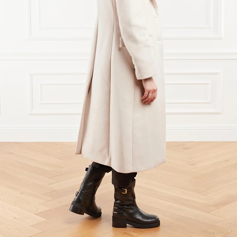 Nubikk Biker Boots Eve Leva Fur Black Grain(Image 2)