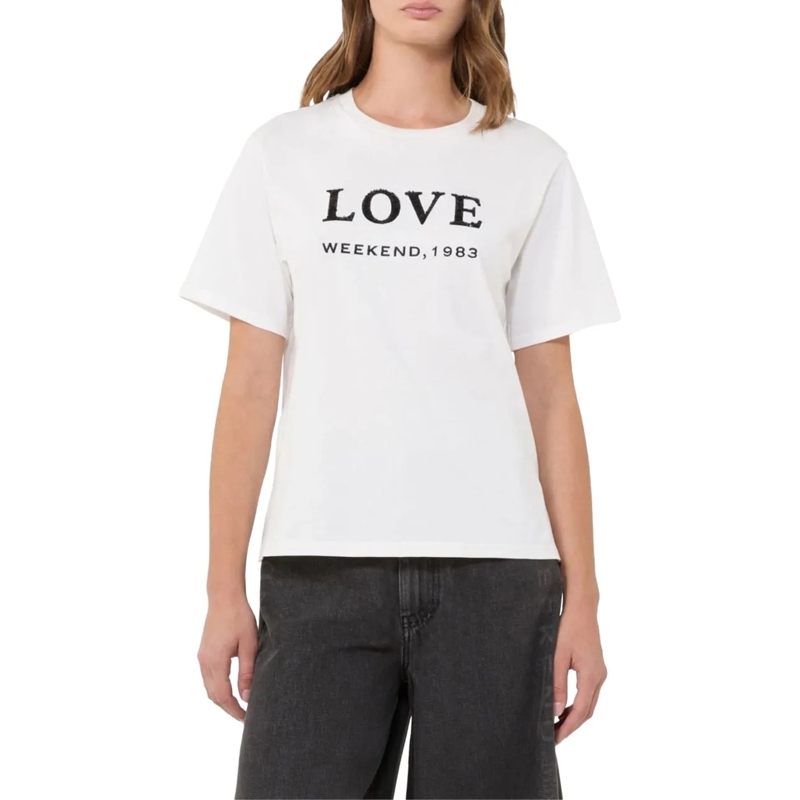 Max Mara T-shirt Max Mara Weekend Wkdagile T-shirts Ecru 2615971061 weiß(Image 2)