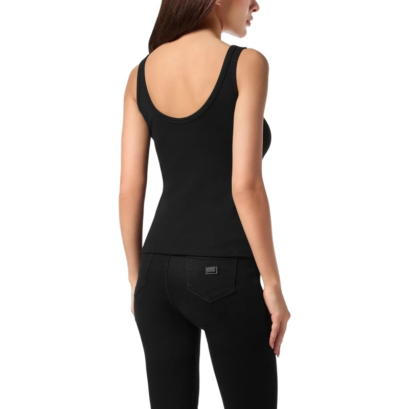 Philipp Plein Top Tank-Top schwarz(Image 2)