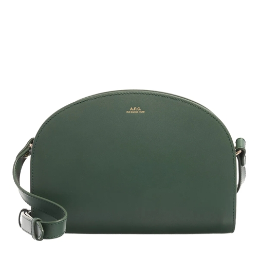 A.P.C. Crossbody Bag Sac Demi-Lune Kal Emerald