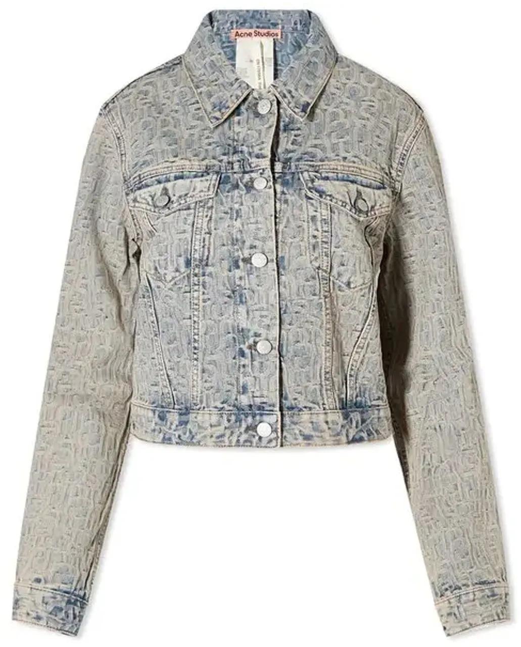 Thumbnail - Acne Studios - Acne Studios Denim Logo Jacket - Größe 38 - blue