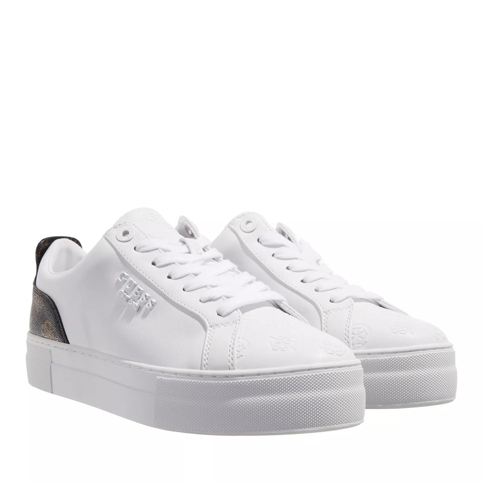 Guess white sneakers outlet amazon