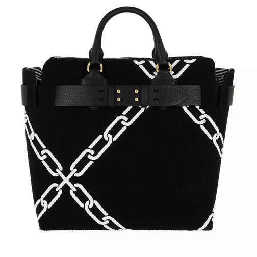 Burberry Knitted Link Belt Bag Medium Black Sporta