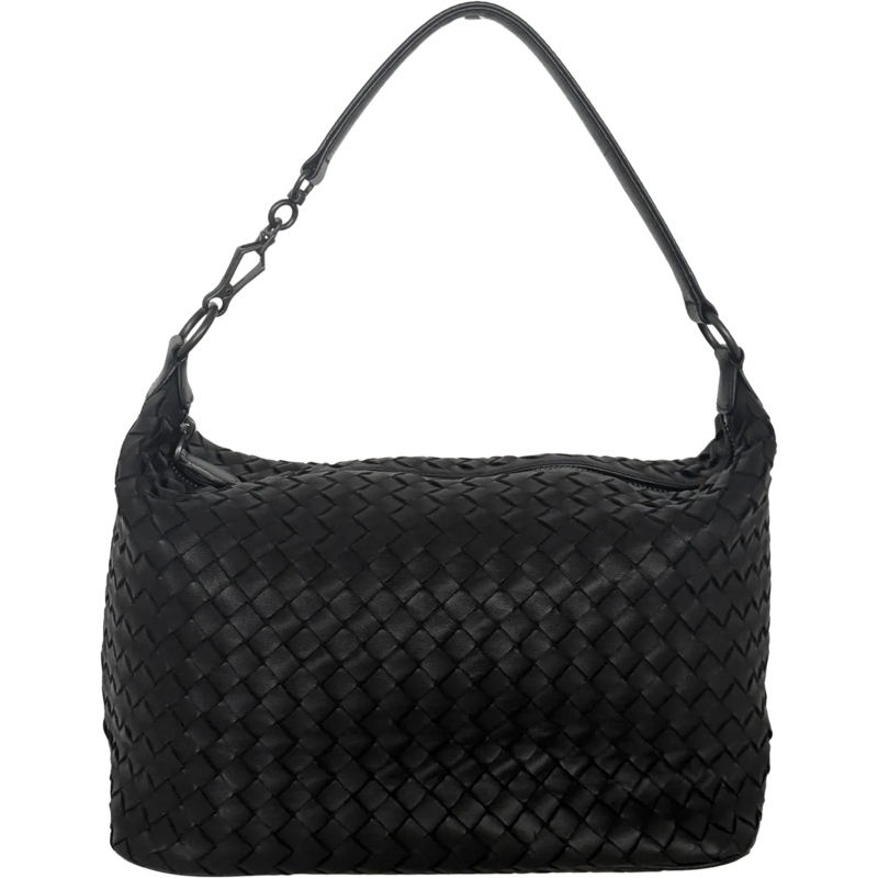 Bottega Veneta Tote Bottega Veneta Intrecciato Leather Handbag Black mehrfarbig