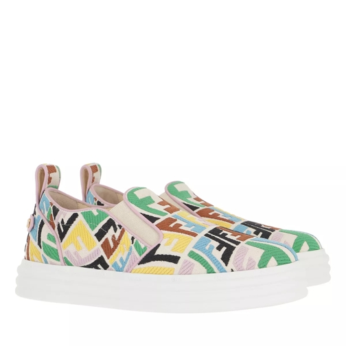 Fendi Sneakers Grey Multicolor plattform sneaker