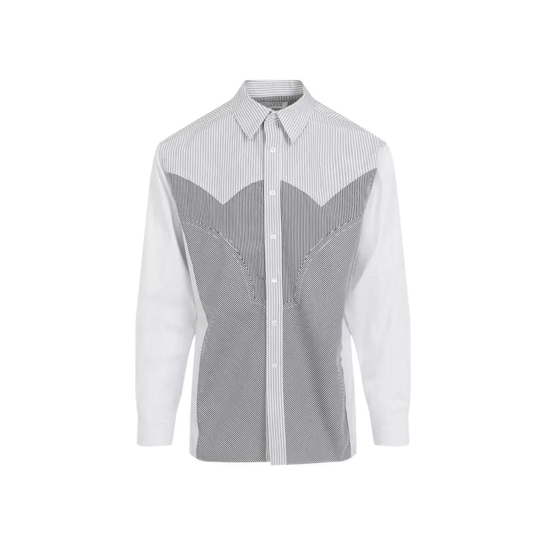 Maison Margiela - Long Sleeves Shirt - Größe 40 - weiß