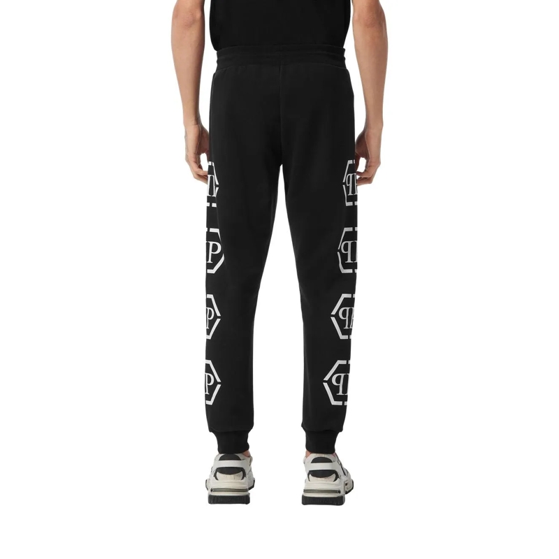 Philipp Plein Jogginghose Jogginghosen Hexagon schwarz(Image 2)