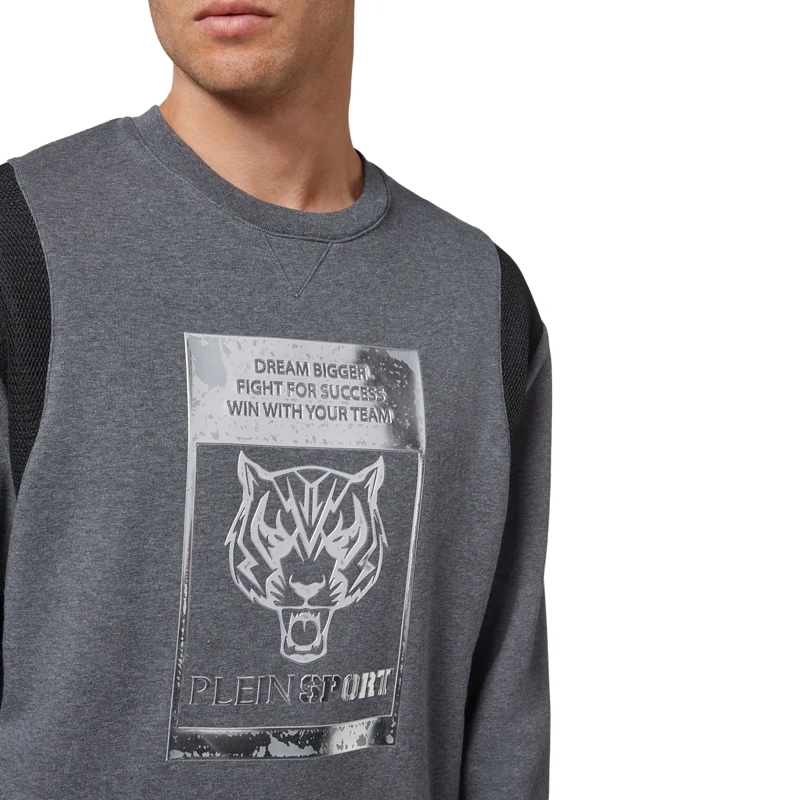 Plein Sport Top Sweatshirt Tiger dunkel-grau(Image 5)