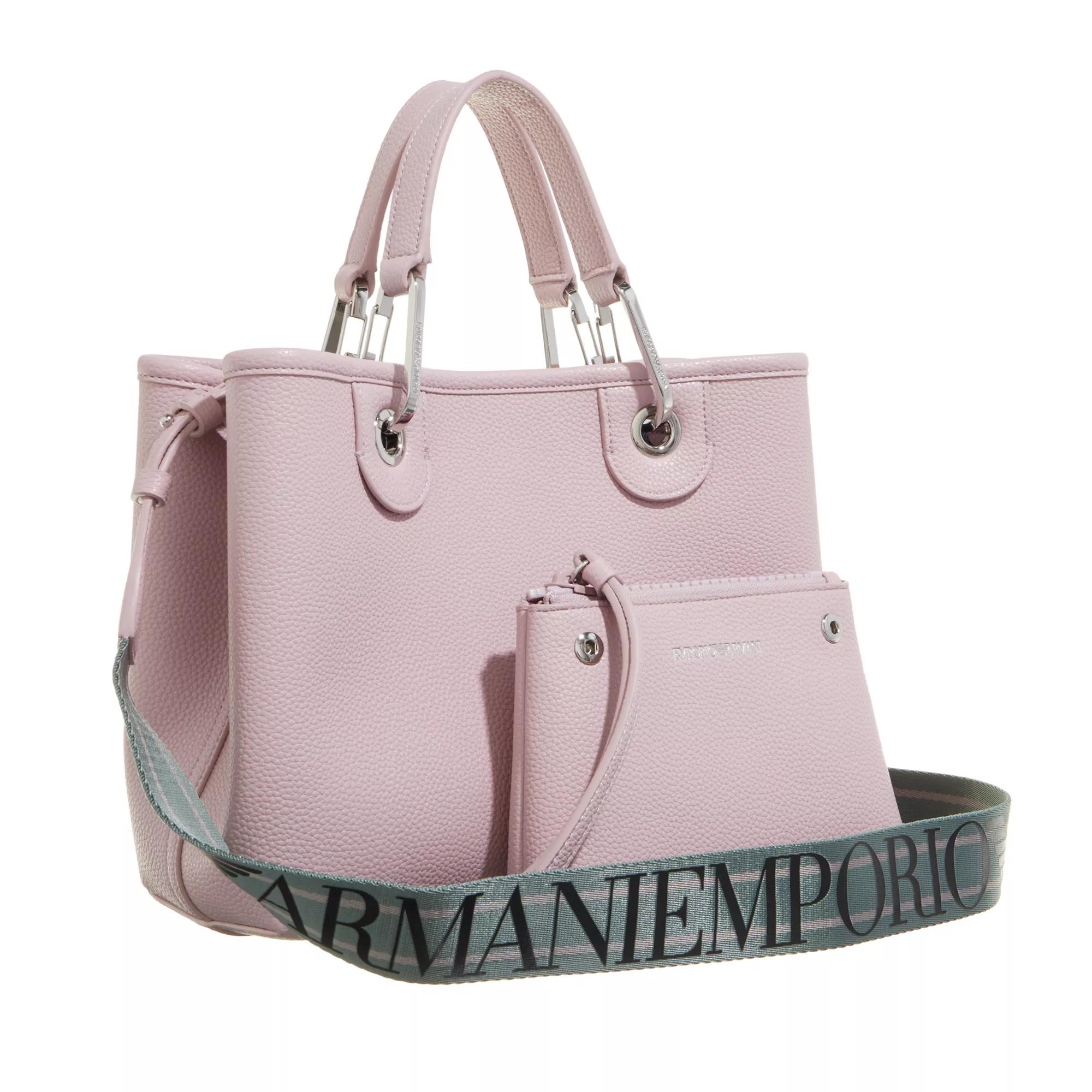 Emporio Armani Kleine Roze Winkel Tas met Verstelbare Band en Afneembare Binnenzak Pink Dames