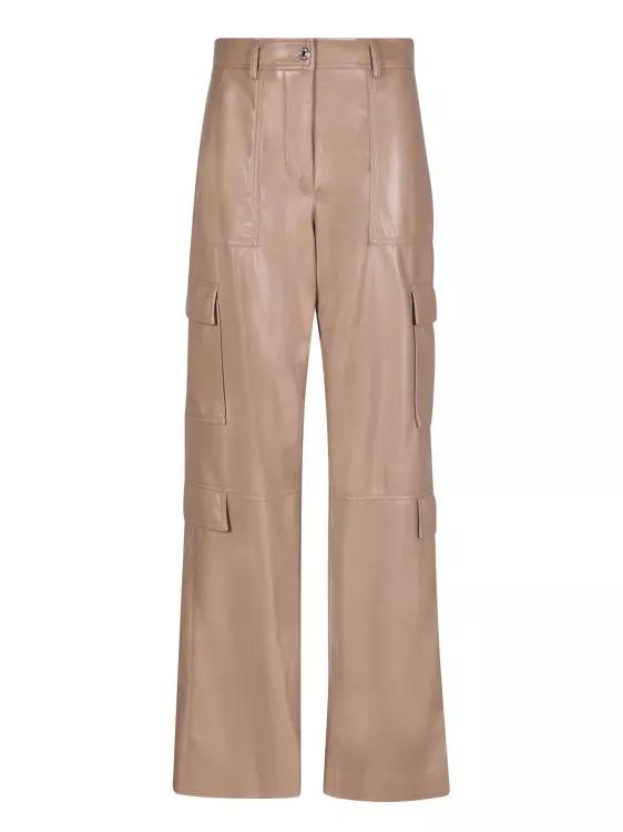 Thumbnail - MSGM - Beige Cargo Trousers - Größe 40 - brown