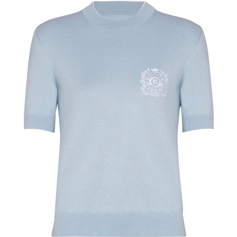 Balmain  Sweaters Bleu Blanc blau