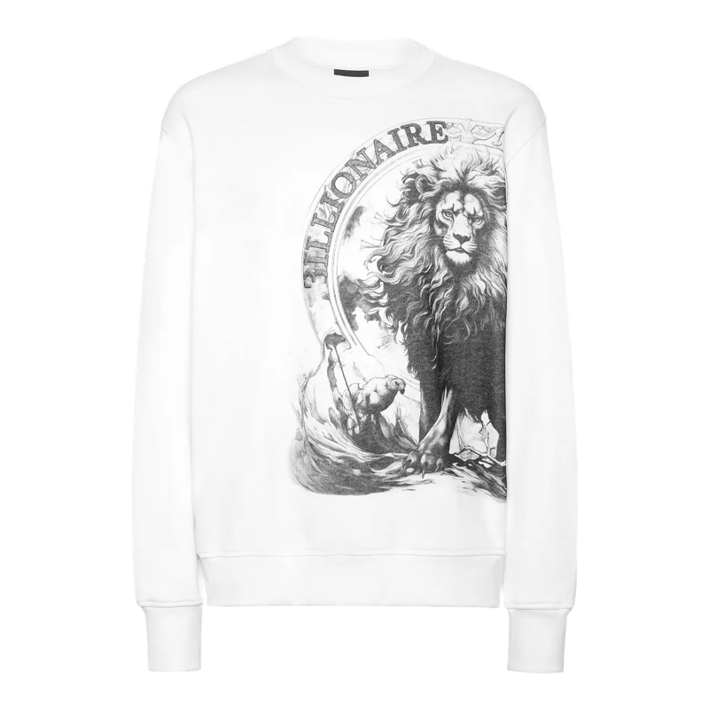BILLIONAIRE Top Sweatshirt weiss