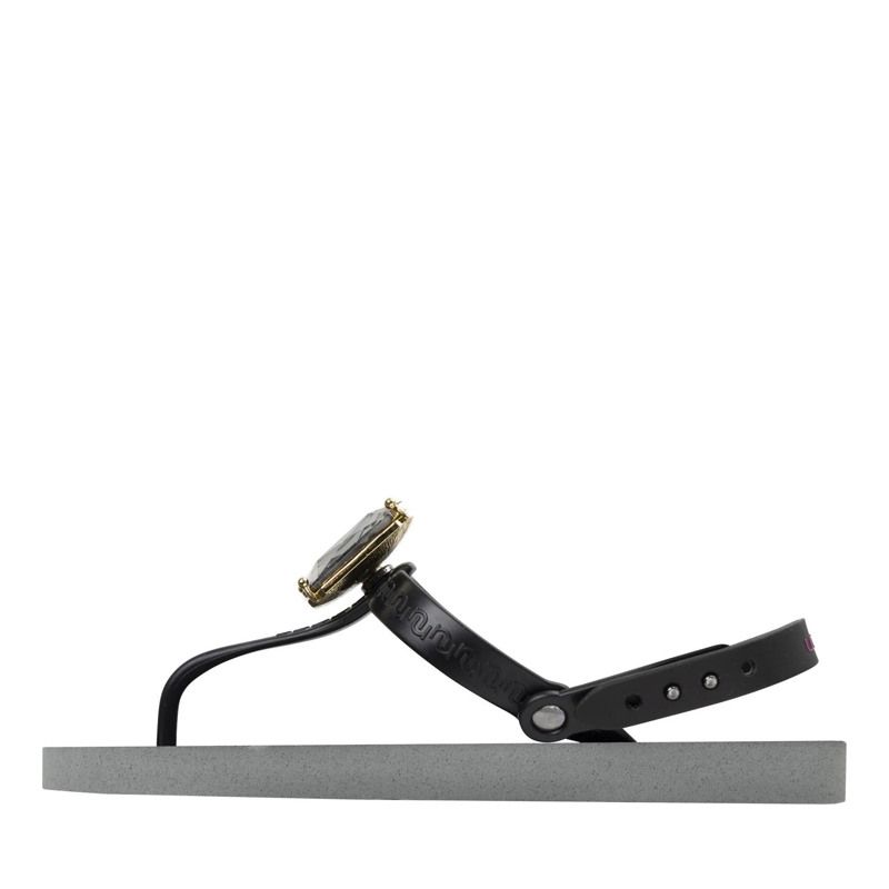 UZURII Flip Flops Zehentrenner Selena Diamond Silver silber