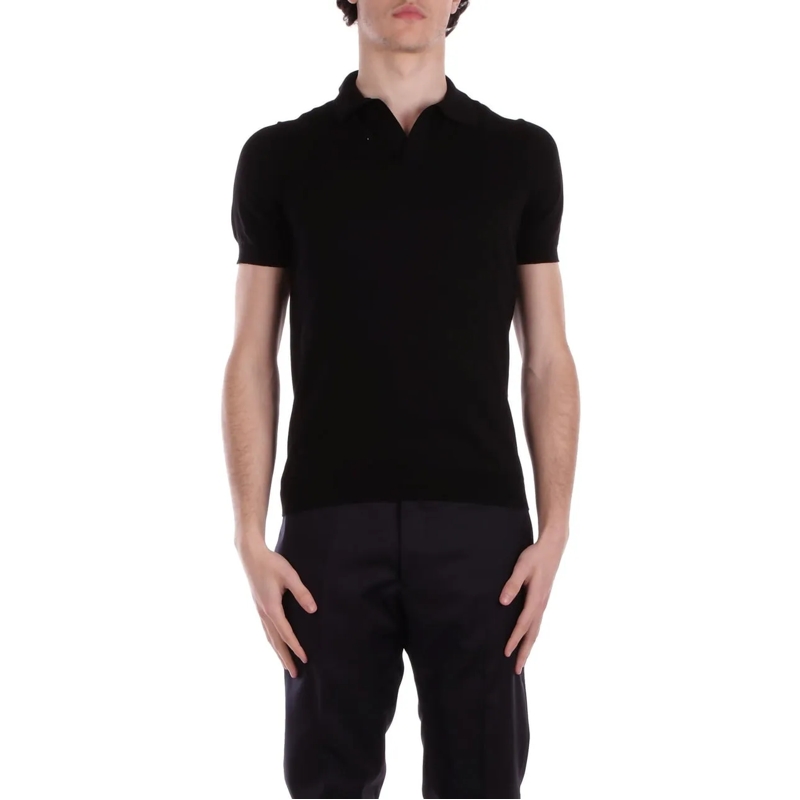 Tagliatore Polo T-Shirts And Polos Black schwarz