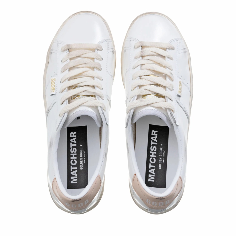 Golden Goose Low-Top-Sneaker Matchstar  White Pink(Image 7)