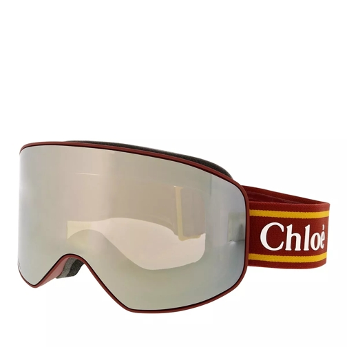 Chloé CH0072S Ski Goggles Burgundy-Yellow-Violet Zonnebril