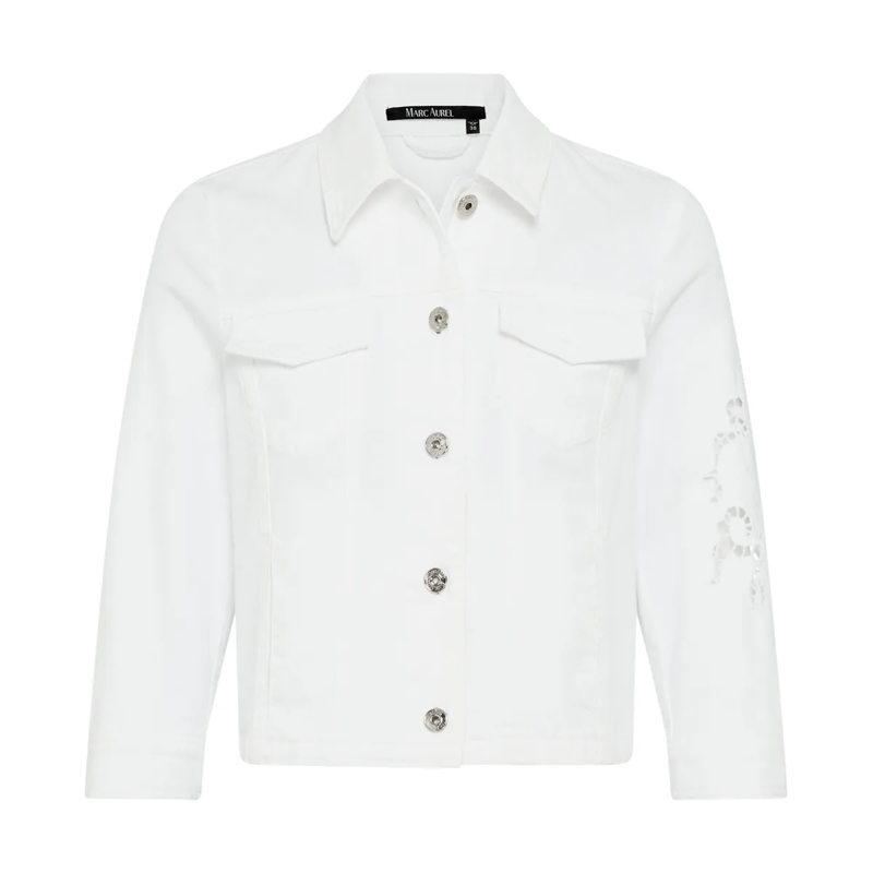 Marc Aurel Jeansjacke Jeansjacke weiss