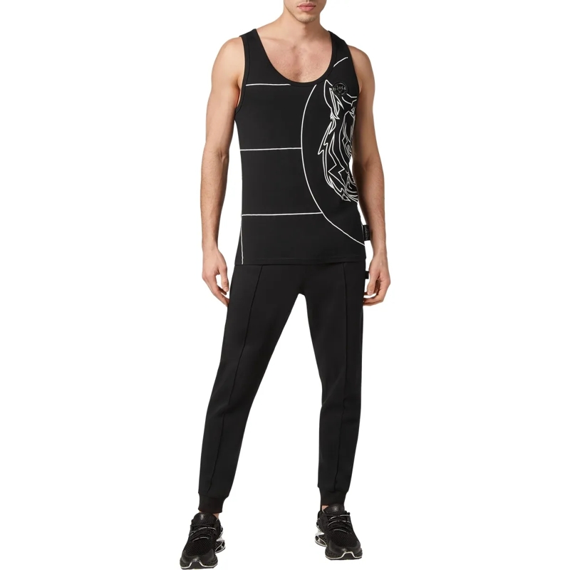 Plein Sport Top Tanktop Tiger schwarz(Image 4)