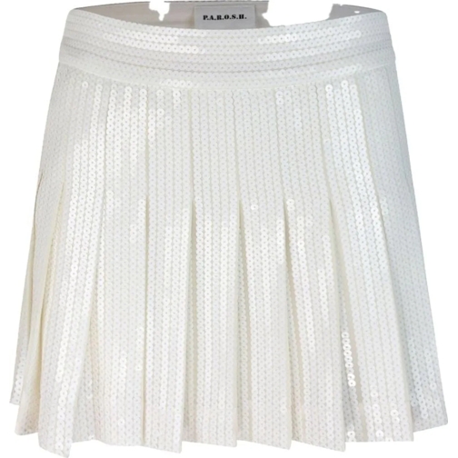 P.A.R.O.S.H. Jupes midi Parosh Skirts White weiß