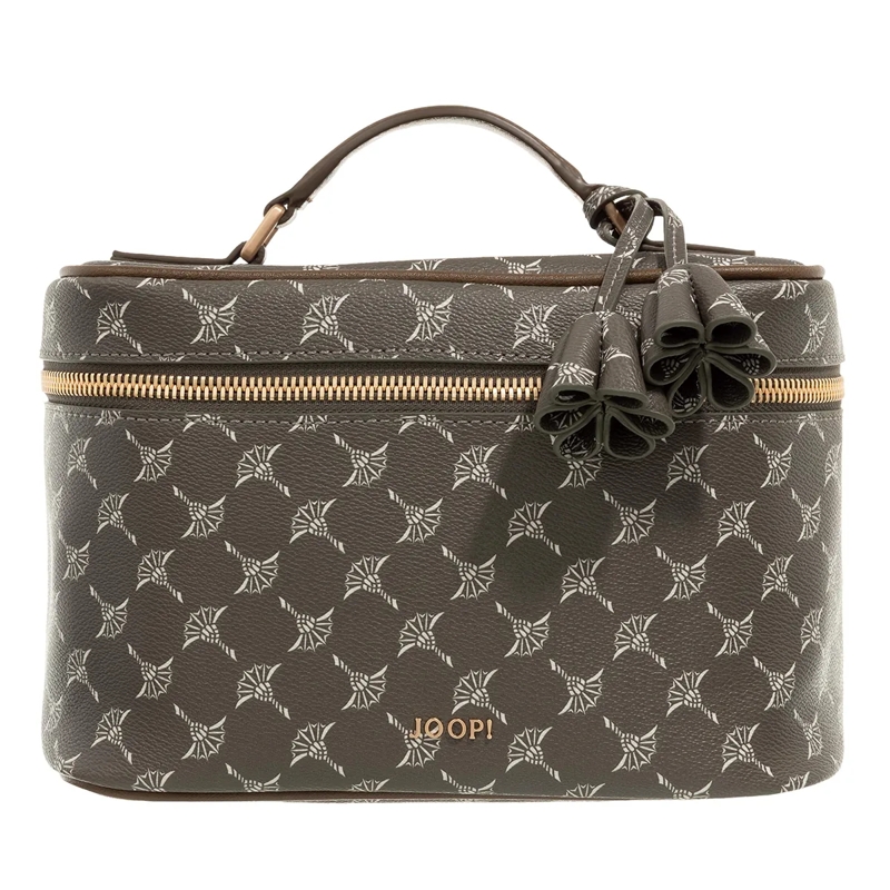 JOOP! Kosmetiktasche Cortina 1.0 Flora Washbag Mhz Burnt Olive