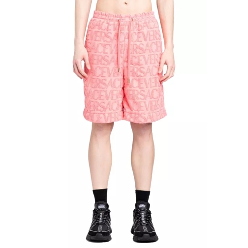 Versace Allover Shorts Pink 