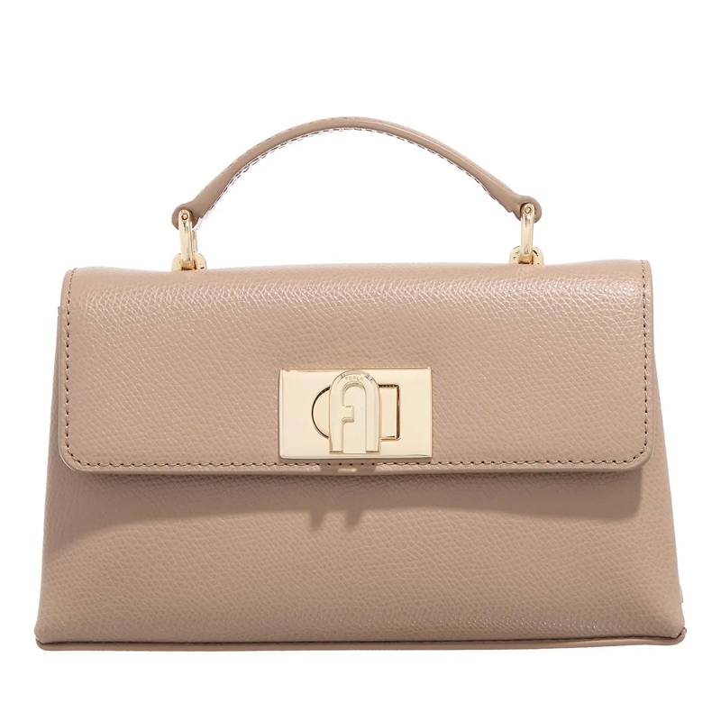 Furla Minitasche Furla 1927 Mini Crossbody Top Handle Greige