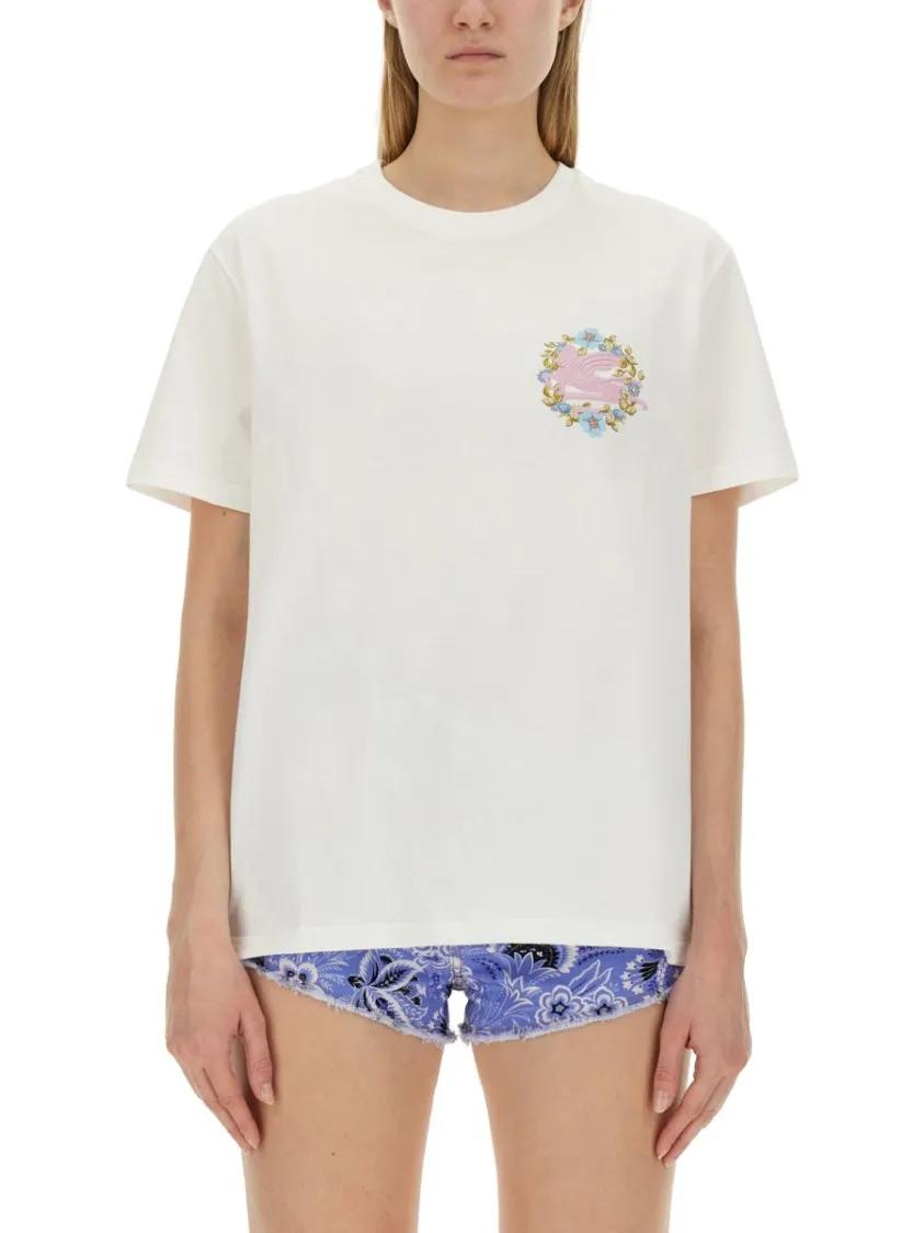 Thumbnail - Etro - Relaxed-Fit T-Shirt - Größe L - weiß